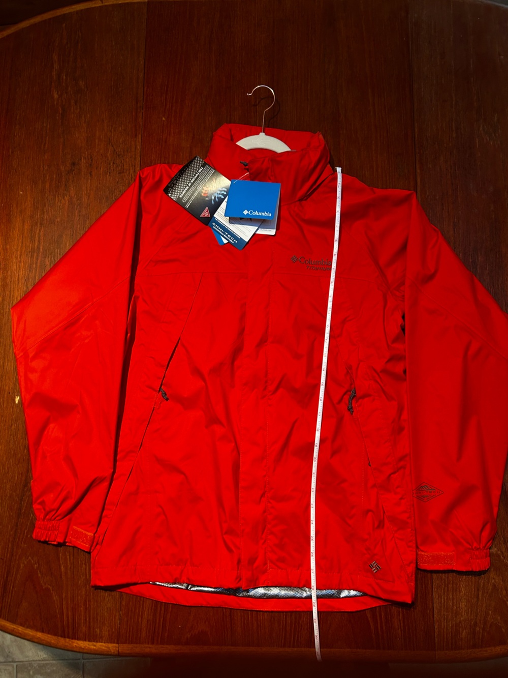 Columbia Men’s Bright Red Rain Shell Jacket